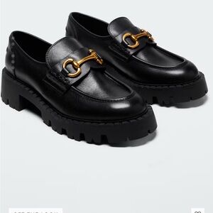 Mango Black Loafer